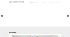 Desktop Screenshot of greenmeadowsrentals.com